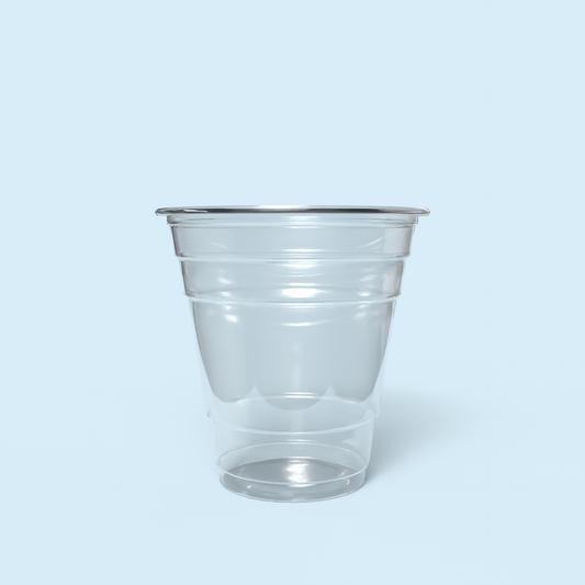 Custom Clear Plastic Cup - 12 Oz PET Plastic Cup for Cold Beverages