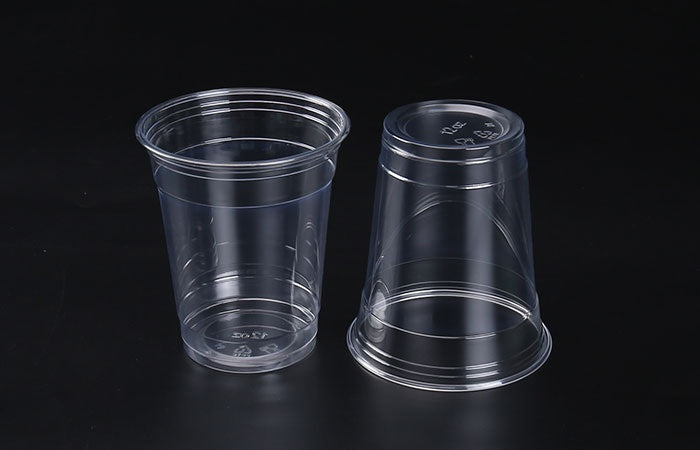 Kundenspezifischer durchsichtiger Plastikbecher - 12 Unzen PET-Plastikbecher für kalte Getränke