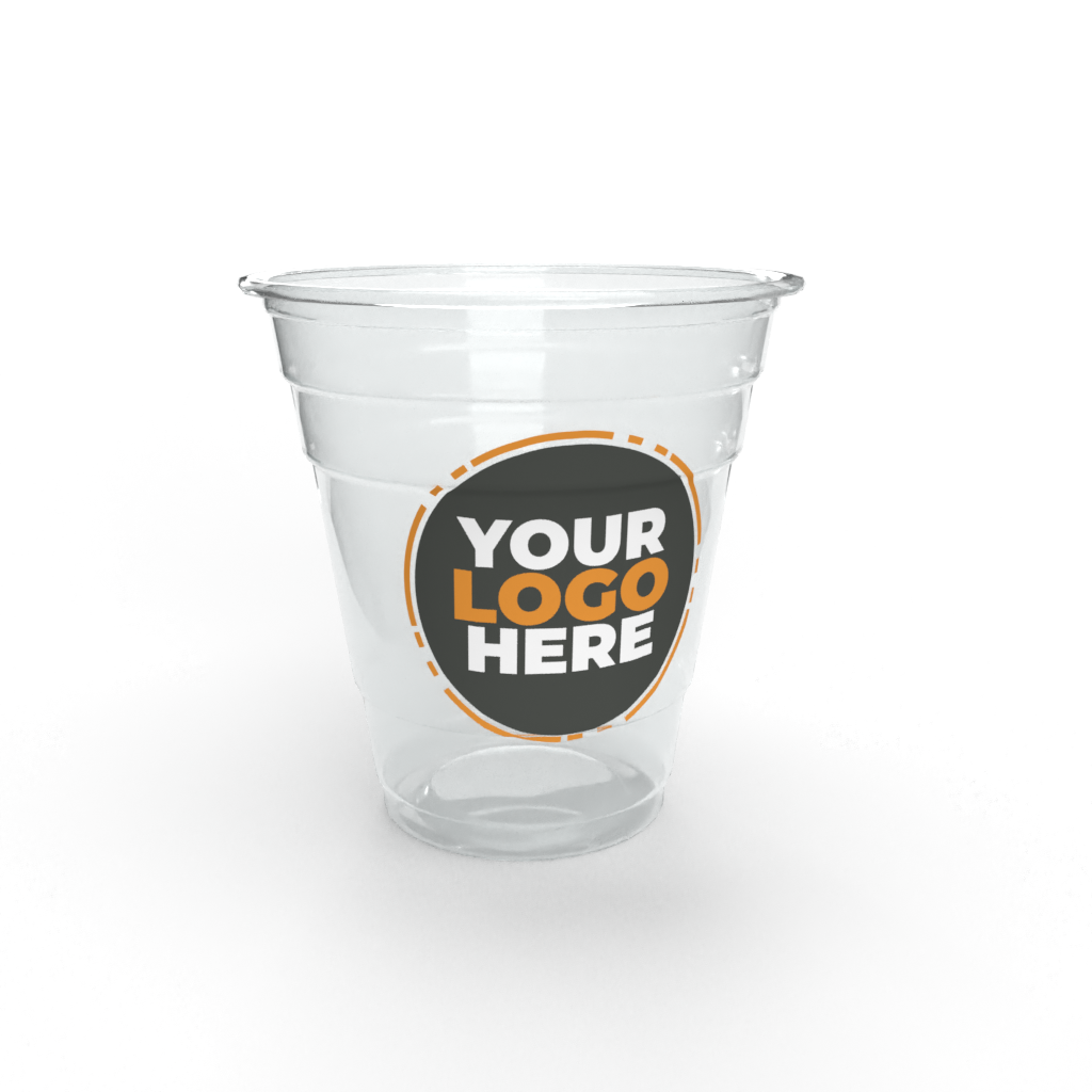 Vaso de plástico transparente personalizado - Vaso de plástico PET de 12 oz para bebidas frías