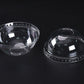 Dome Lids - For 16, 24, 32 Oz Clear Cups - Plastic Disposable PET Lids for Coffee, Shake, Soda