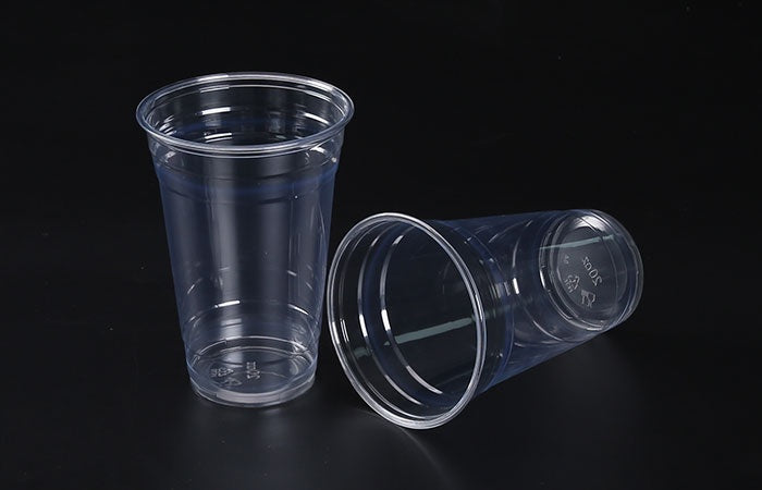 Kopie eines benutzerdefinierten durchsichtigen Plastikbechers - 8 Unzen PET-Plastikbecher für kalte Getränke