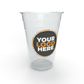 Custom Clear Plastic Cup - 32 Oz PET Plastic Cup for Cold Beverages