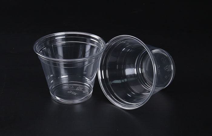 Vaso de plástico transparente personalizado - Vaso de plástico PET de 9 oz para bebidas frías