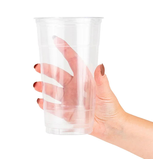 Custom Clear Plastic Cup - 32 Oz PET Plastic Cup for Cold Beverages