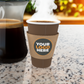 Custom Coffee Sleeves - Corrugated Kraft Paper Coffee Sleeves for Hot Beverage