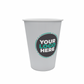 Taza caliente personalizada de pared simple - Taza de 12 oz para café / líquidos calientes