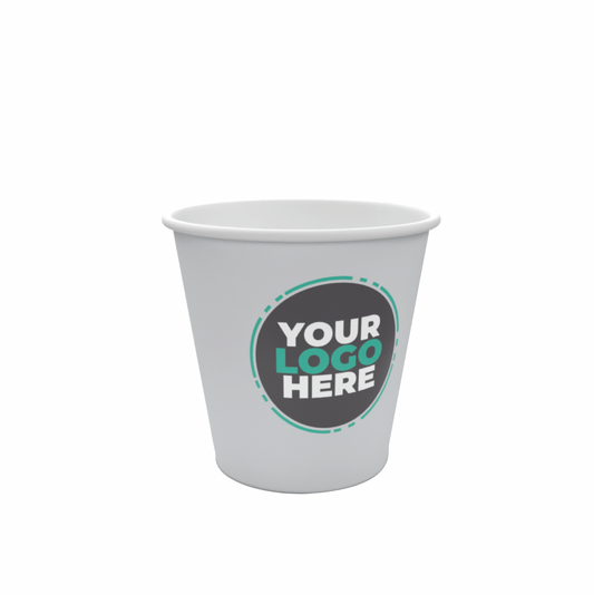Custom Single Wall Hot Cup – 4 Oz Tasse für Kaffee / heiße Flüssigkeiten