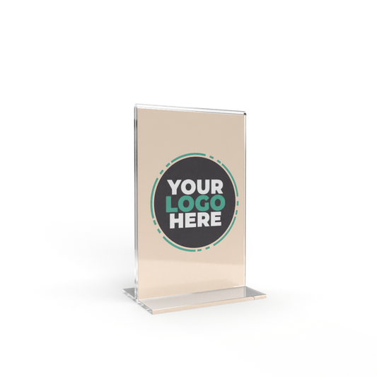 Tabletop Signs with Acrylic Stand Up Holder