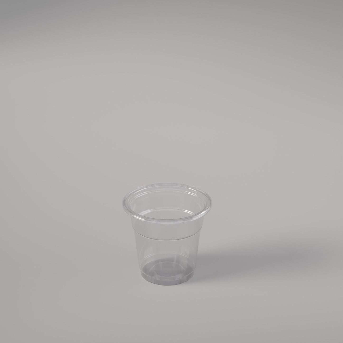 Custom Clear Plastic Cup - 3 Oz PET Plastic Cup for Cold Beverages