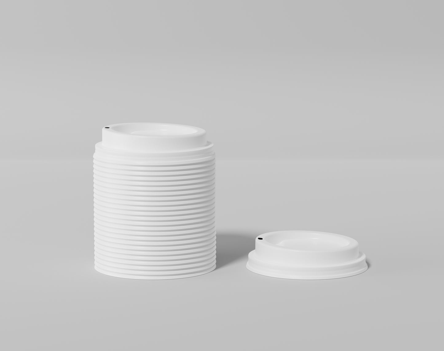 Deckel für weiße heiße Kaffeetassen – Einheitsgröße Kaffeedeckel
