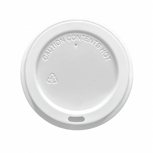 White Hot Coffee Cup Lids - One Size Fits All Coffee Lid