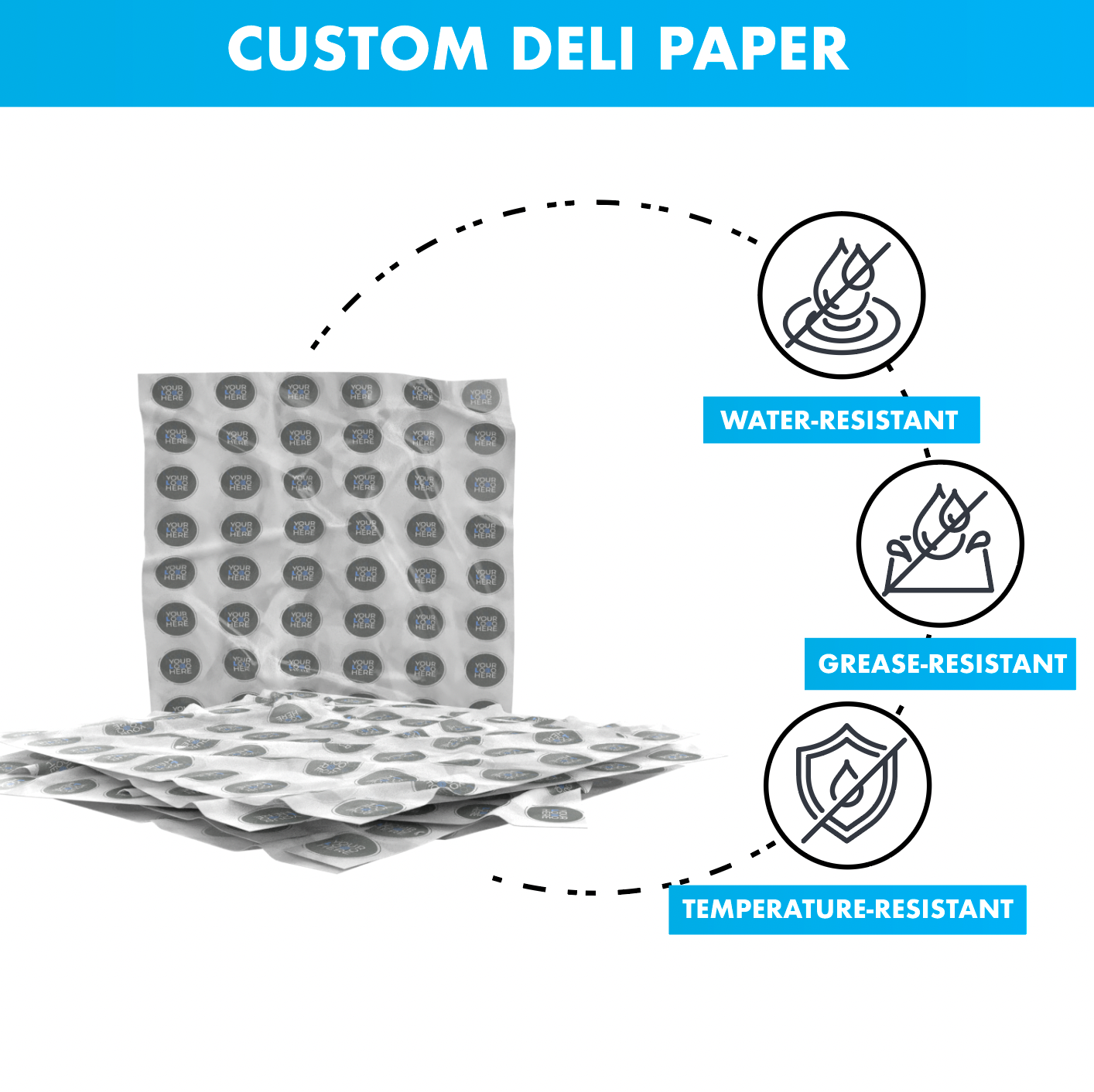 Custom Deli Paper 12x12 | 5000 Count